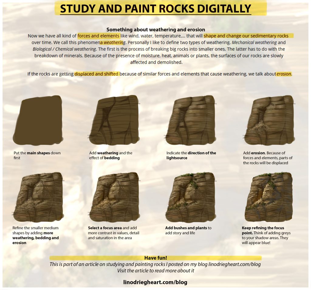 How To Study And Paint Rocks Tutorial