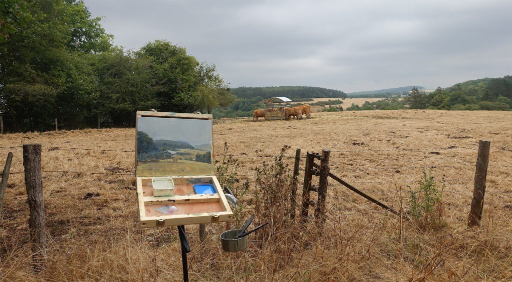 Plein Air Painting trip to the Ardennes