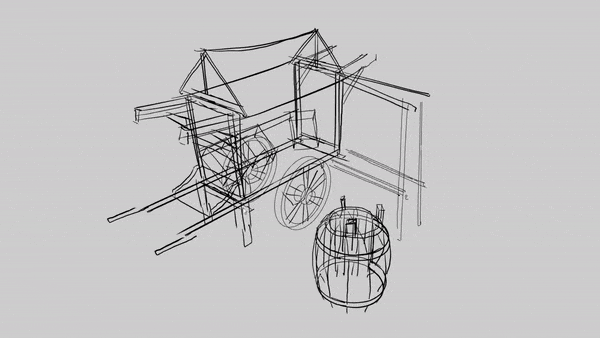 3D concept sketching with greasepencil and IFC — OSArch